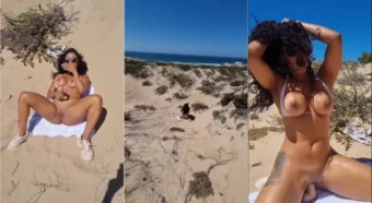 Milla Ferrazzo levou seu alívio para a praia