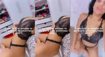 Vídeo caseiro da gata com uma calcinha sem vergonha!