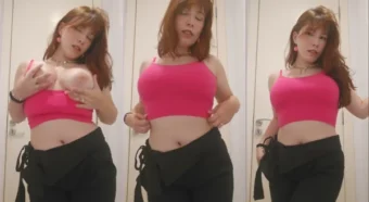Vídeo caseiro da gordinha exibindo as teta