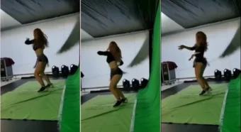 Vídeo da gata da Mansão Bonde soltando a cintura!