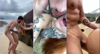 A Fadinha Maju pegou um boy desconhecido na praia