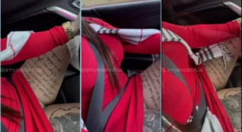 Anny Alves em um vídeo quente mostrando seu corpão dentro do carro