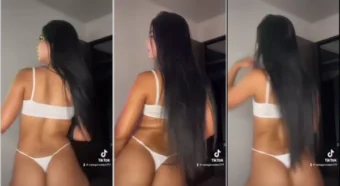 Cata Gonzalez em um vídeo picante de calcinha, arrasando na dança!
