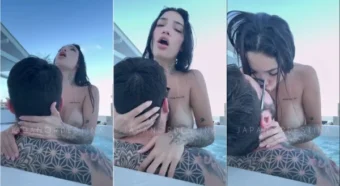 Japa do Nordeste dando um show na piscina, sem medo de ser feliz!