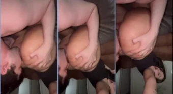 Nayrakallinne dando uma lambidinha bem safada no bumbum