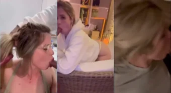 Aline Novak dando o seu jeitinho com dois caras