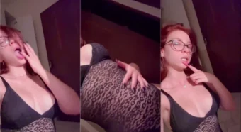 Cibelly Ferreira fazendo pose de mulher fatal, bem provocante!