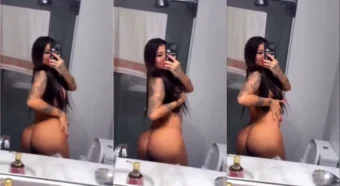 Milena Lins, a gostosona de bundão, se gravando de um jeito bem picante