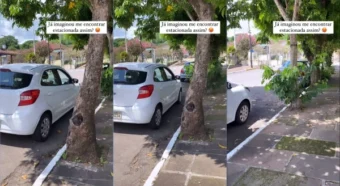 Pegaram a Dj Ludi dentro do carro se divertindo sozinha, bem à vontade