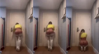 Sabrina Rabanne no vídeo, uma gata de bota se quebrando no dance!