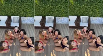 Vídeo caseiro da kinechan e suas amigas ousadas.
