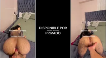 Vídeo da Victoria arrasando de quatro, cheia de desejo!