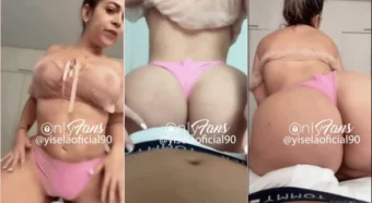 Yisela Avendão dançando com o tchutchu do bandido