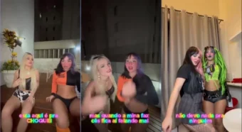 A Belle Belinha fazendo a linha sexy com a Bibi Babydoll