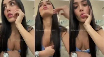 Hanna Miller deixando todo mundo animado com suas provocações safadas