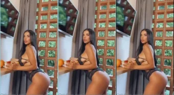 Karina Garcia, uma morena de curvas irresistíveis, arrasa em um vídeo cheio de sensualidade!