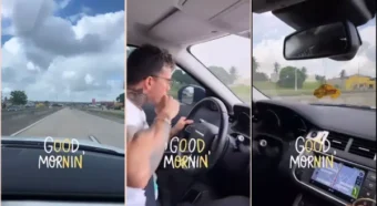 Luana Kazaki pegou a estrada rumo ao motel com o brother