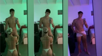 Magrinha dando uma bela chupada naquele pauzão novinho