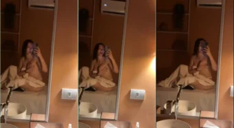 Privacidade em vídeo: Cibelly Ferreira se mostrando debaixo do edredom!