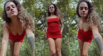 Rolou um vídeo da Paola Buzzone dando uma de exibida no matinho!
