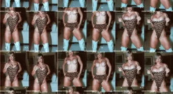 Verónica Obando se despindo completamente
