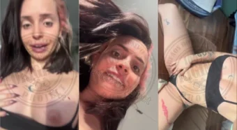 Vídeo caseiro da Xehli G exibindo seus peitinhos irresistíveis