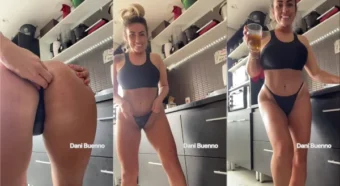 Dani Buenno, uma delícia, cheia de charme e mostrando suas curvas maravilhosas