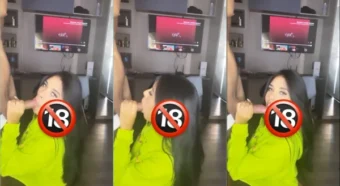 Ester Muniz saboreando a delícia do amigo