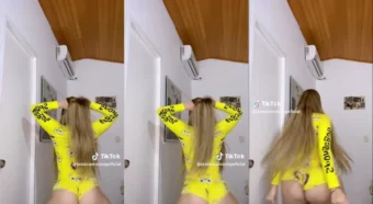 Jessica Orozco dançando e balançando a bundona dessa maneira deliciosa