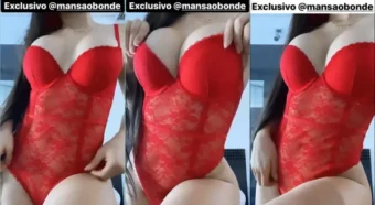Juliana Bonde, a gostosa de calcinha vermelha que arrasa no pornô!
