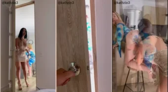 Kathrin na pegada lésbica se divertindo pra valer