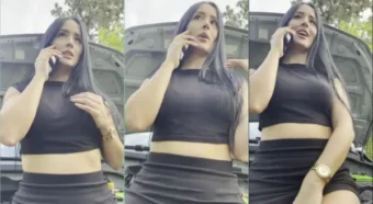 Kathrin3, a danadinha, soltando suas provocações pro motorista do Uber