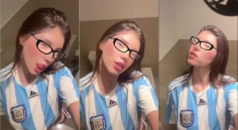 Louisa Raiin se mostrando de calcinha