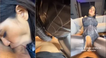 Michelle Rabbit se acomodou na rola delícia