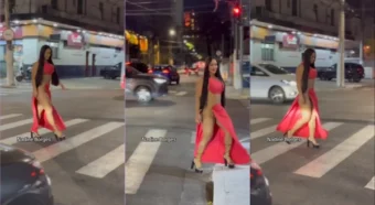 Nadine Borges, toda trabalhada na ousadia, arrasando com um vestido super sexy!