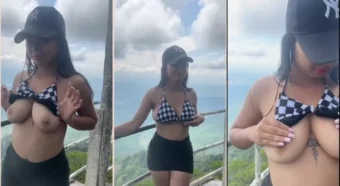 Paola Suarez, uma gostosona de seios lindos, tá se exibindo