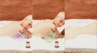 Stefani Razoli e seu Privacy da loira na jacuzzi