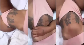 Andreamolina, toda irresistível e deitada, mostrando seu lado mais atrevido