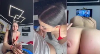 Edwin Guerrero soltou um vídeo quentíssimo da morena que arrasa na mamada!
