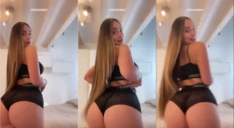 Ester Ana adora exibir o bumbum!