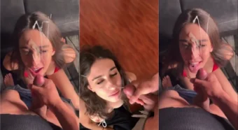 Finalização deliciosa na sessão de chupada com prazer total