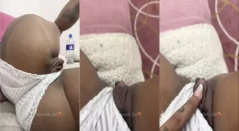 Luu mel exibindo um clitóris bem avantajado