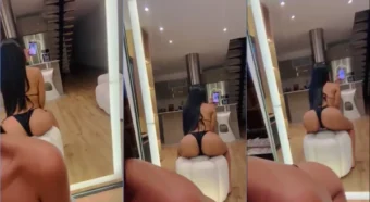 Maria Jose Rosero, toda bonita com suas roupas íntimas