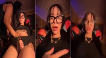 Srtipchat xxx com a morena nerd se despindo de forma sexy