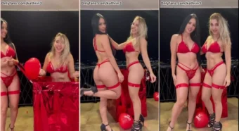 Vídeo da kathrin3 e sua amiga, as duas bem animadas!