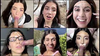 Compilação de gozadas na boca