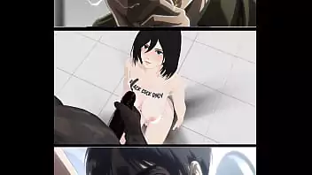 Mikasa ackerman pelada