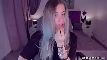mulheres tatuadas nua mulheres tatuadas nua Linda jovem tatuada Bunny Fae nua Yoga e masturbação