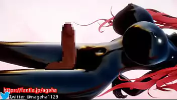 Duas hermafroditas transando