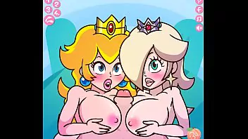 Princess rosalina and princess peach hard degenerate